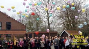 Heliumballons zur Goldenen Hochzeit