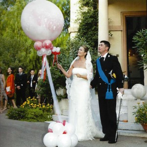 explodierender Ballon zur Hochzeit in Bremen-1