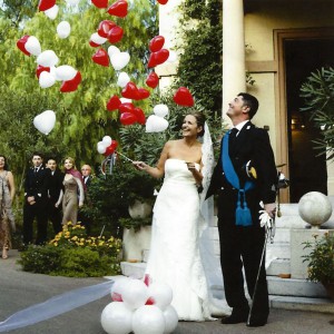 explodierender Ballon zur Hochzeit in Bremen-2